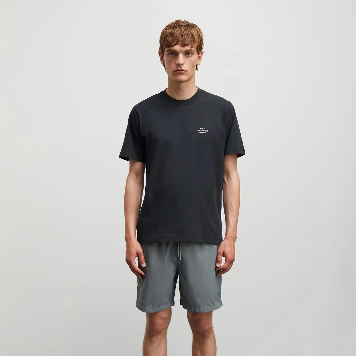 Mads Nørgaard M Cotton Jersey Frode Emb Logo Tee Black