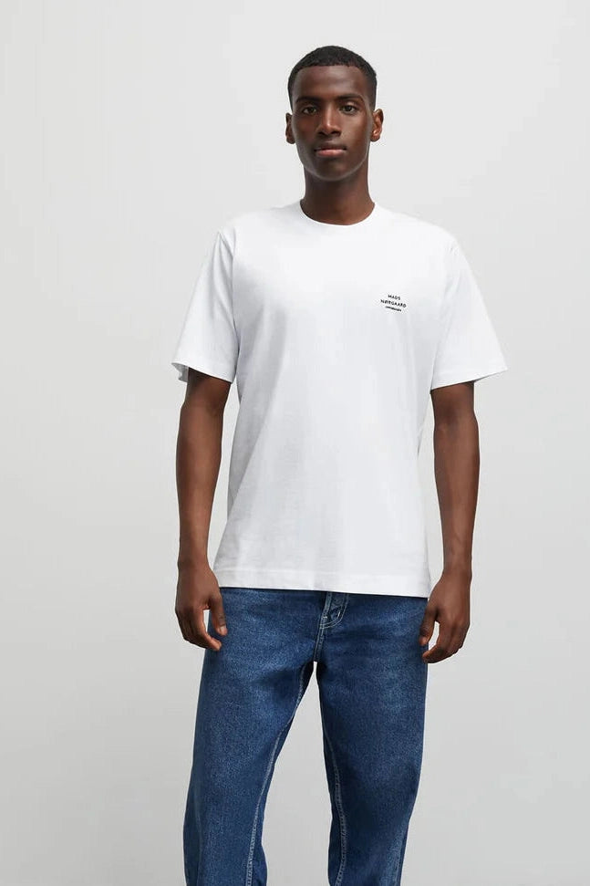 Mads Nørgaard M Cotton Jersey Frode Emb Logo Tee White