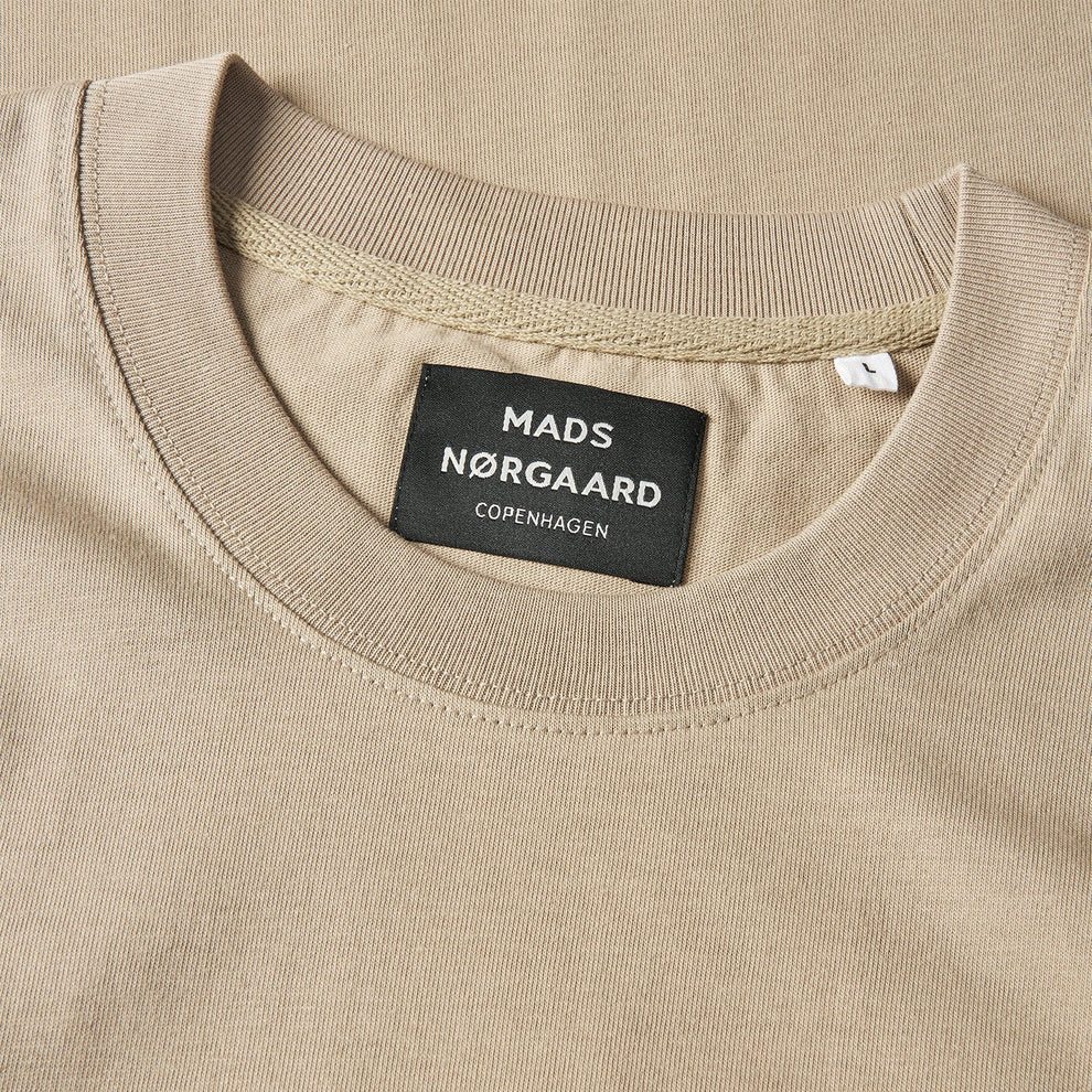 Mads Nørgaard M Cotton Jersey Frode Emb Logo Tee Trench Coat