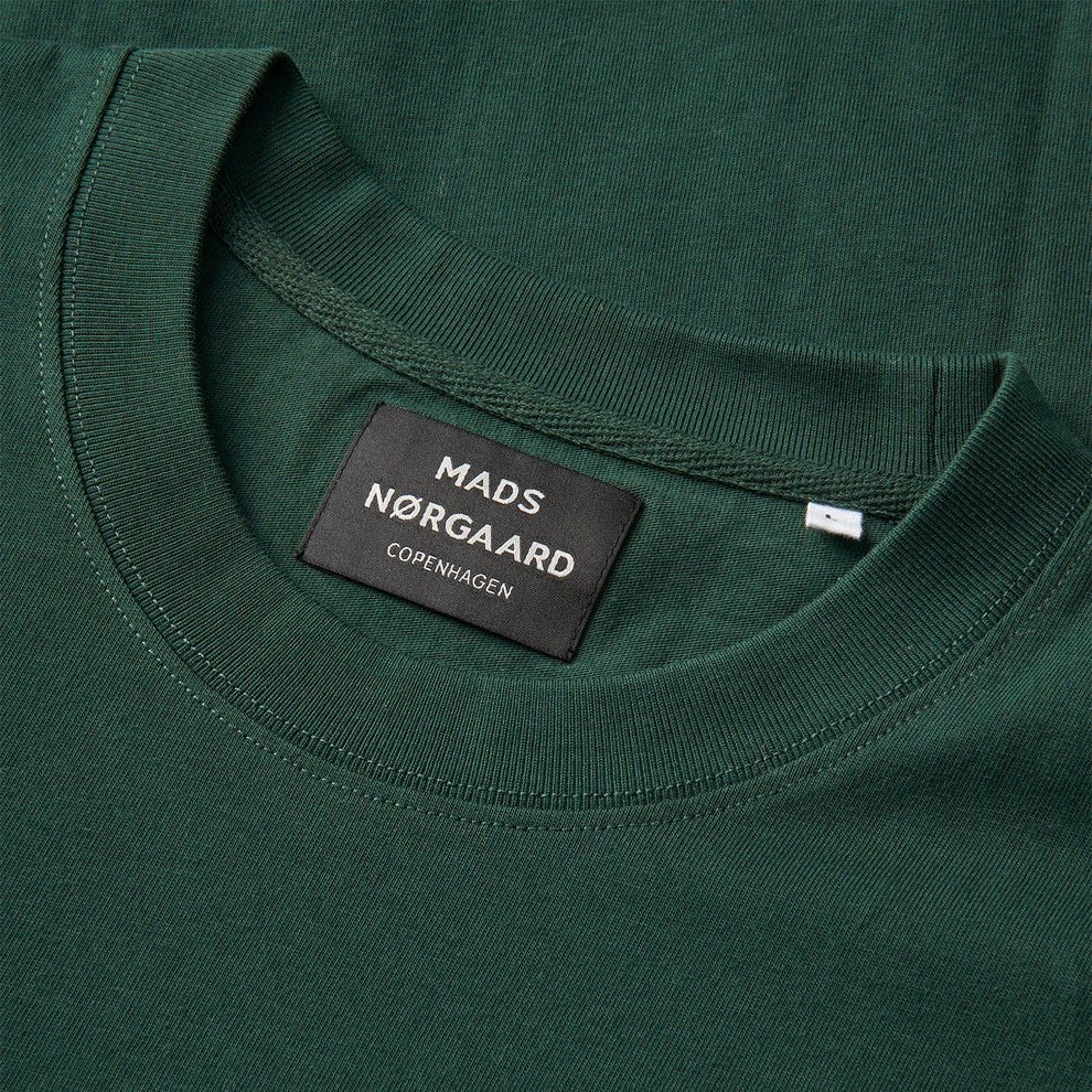 Mads Nørgaard M Cotton Jersey Frode Emb Logo Tee Pine Groove