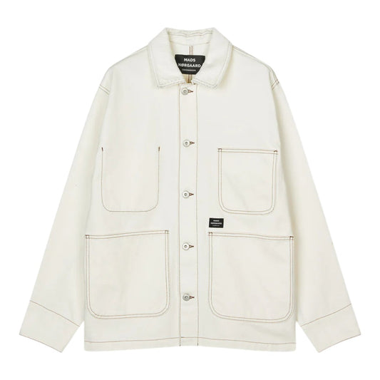 Mads Nørgaard M Soil Denim Chore Jacket Vanilla Ice