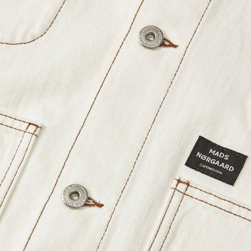 Mads Nørgaard M Soil Denim Chore Jacket Vanilla Ice