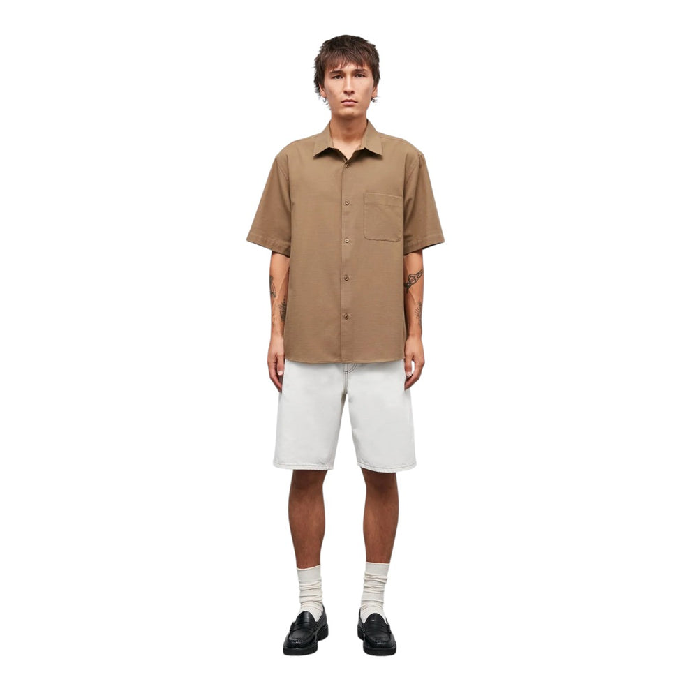 Mads Nørgaard M Grida Cotton Victor Shirt SS Kangaroo