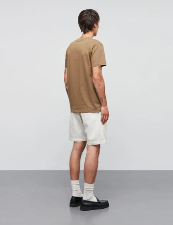 Mads Nørgaard M Dyed Canvas Beach Shorts Vanilla Ice