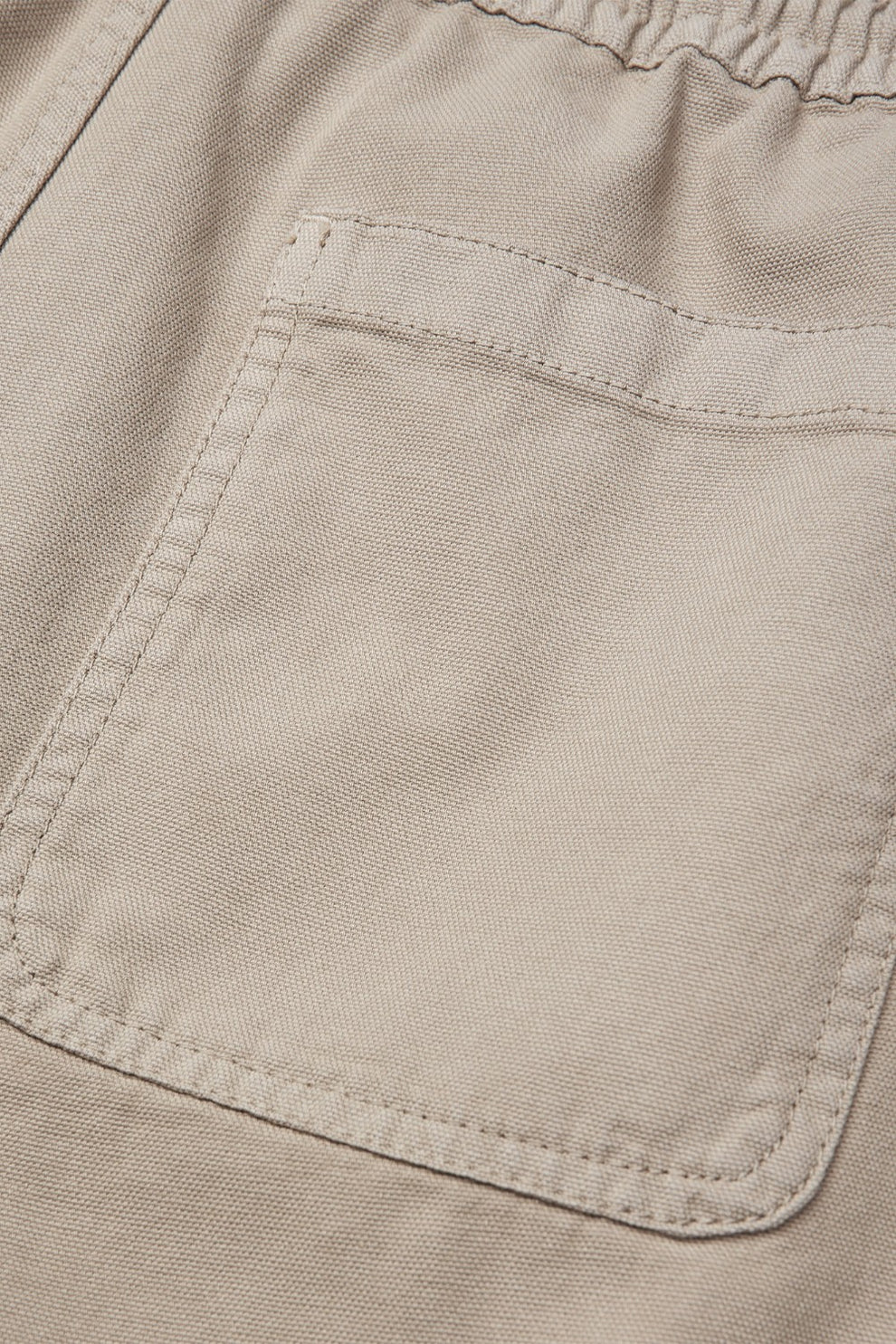 Mads Nørgaard M Dyed Canvas Beach Shorts Plaza Taupe