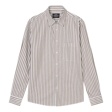 Mads Nørgaard M Organic Cotton Poplin Sune Shirt Kangaroo White