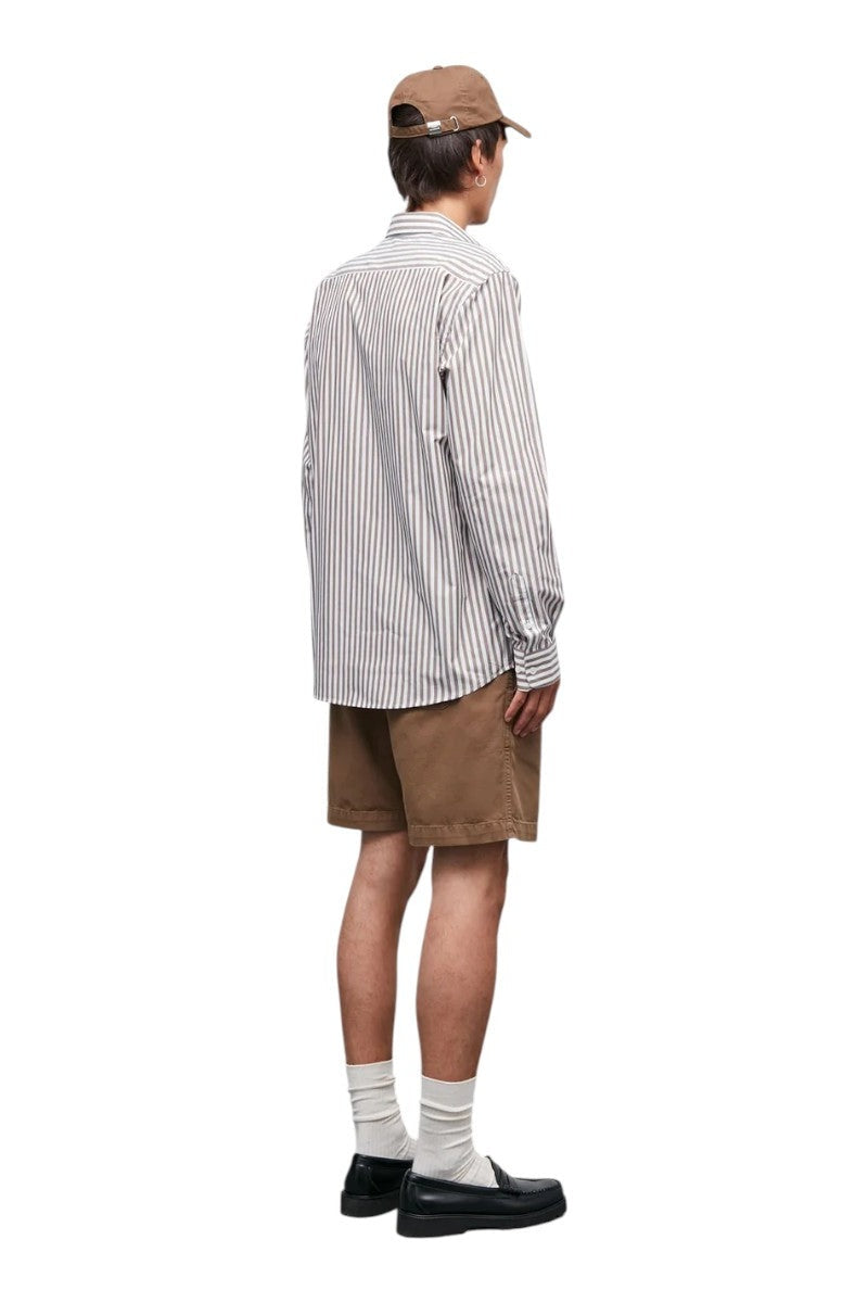 Mads Nørgaard M Organic Cotton Poplin Sune Shirt Kangaroo White