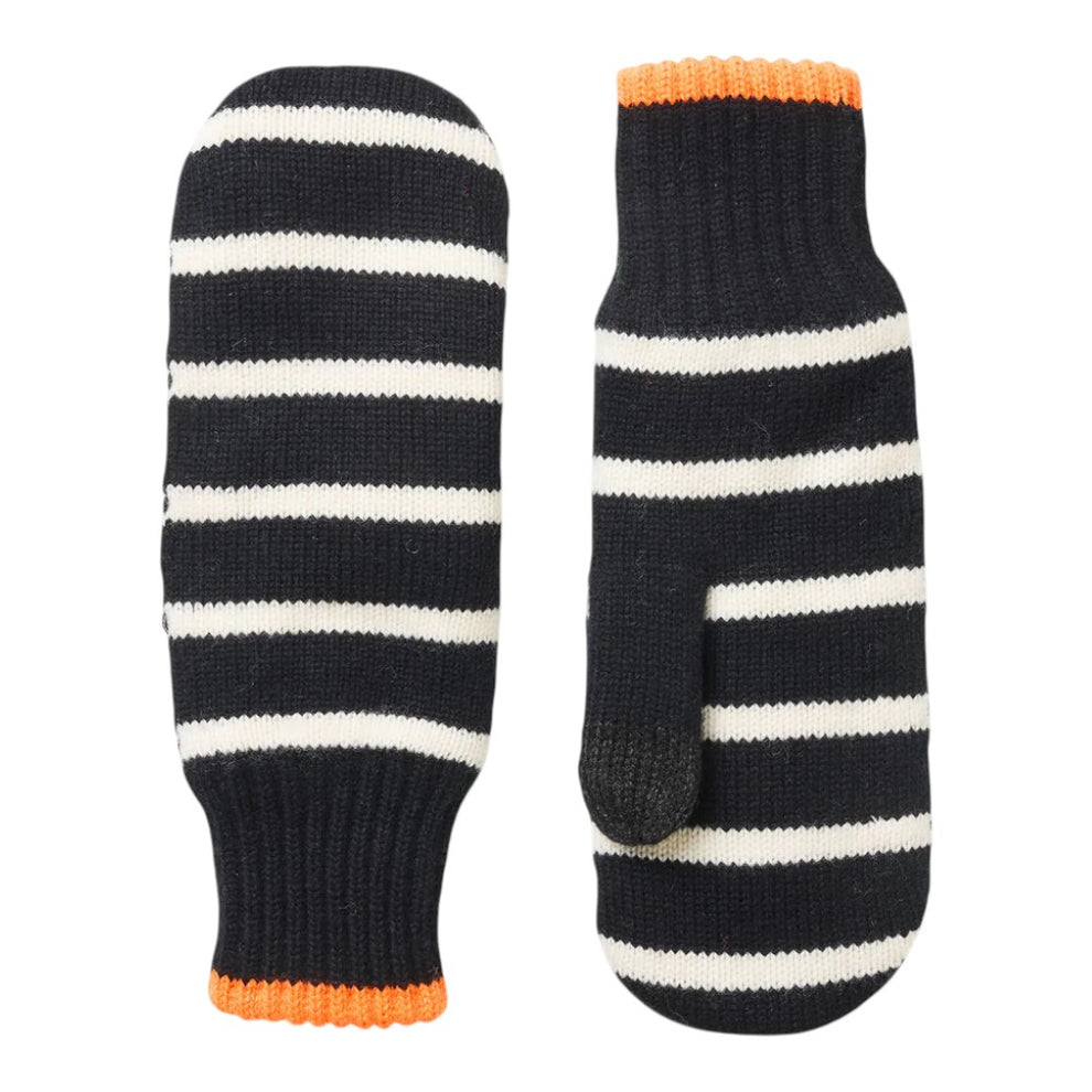 Mads Nørgaard W Work Wool Milo Mitten Black Vanilla Ice