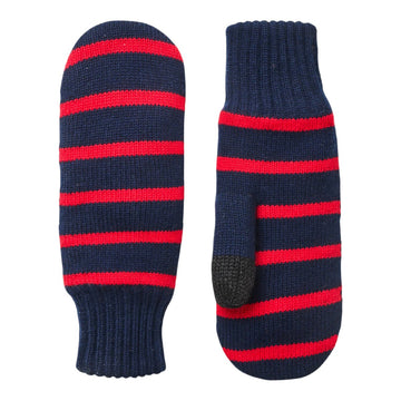 Mads Nørgaard W Work Wool Milo Mitten Parisian Night Risk Red
