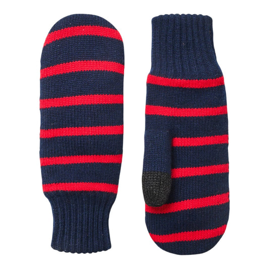 Mads Nørgaard W Work Wool Milo Mitten Parisian Night Risk Red