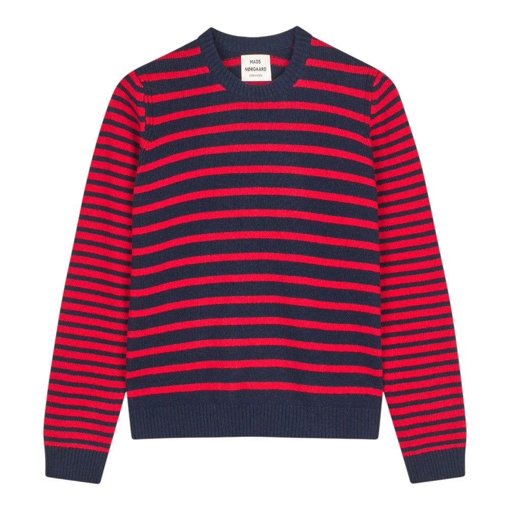 Mads Nørgaard W Cashmere Blend Ingrid Knit Deep Well Goji Berry