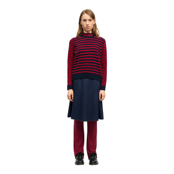 Mads Nørgaard W Cashmere Blend Ingrid Knit Deep Well Goji Berry