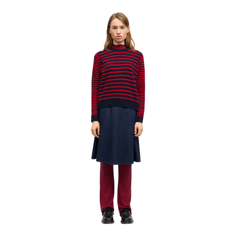 Mads Nørgaard W Cashmere Blend Ingrid Knit Deep Well Goji Berry