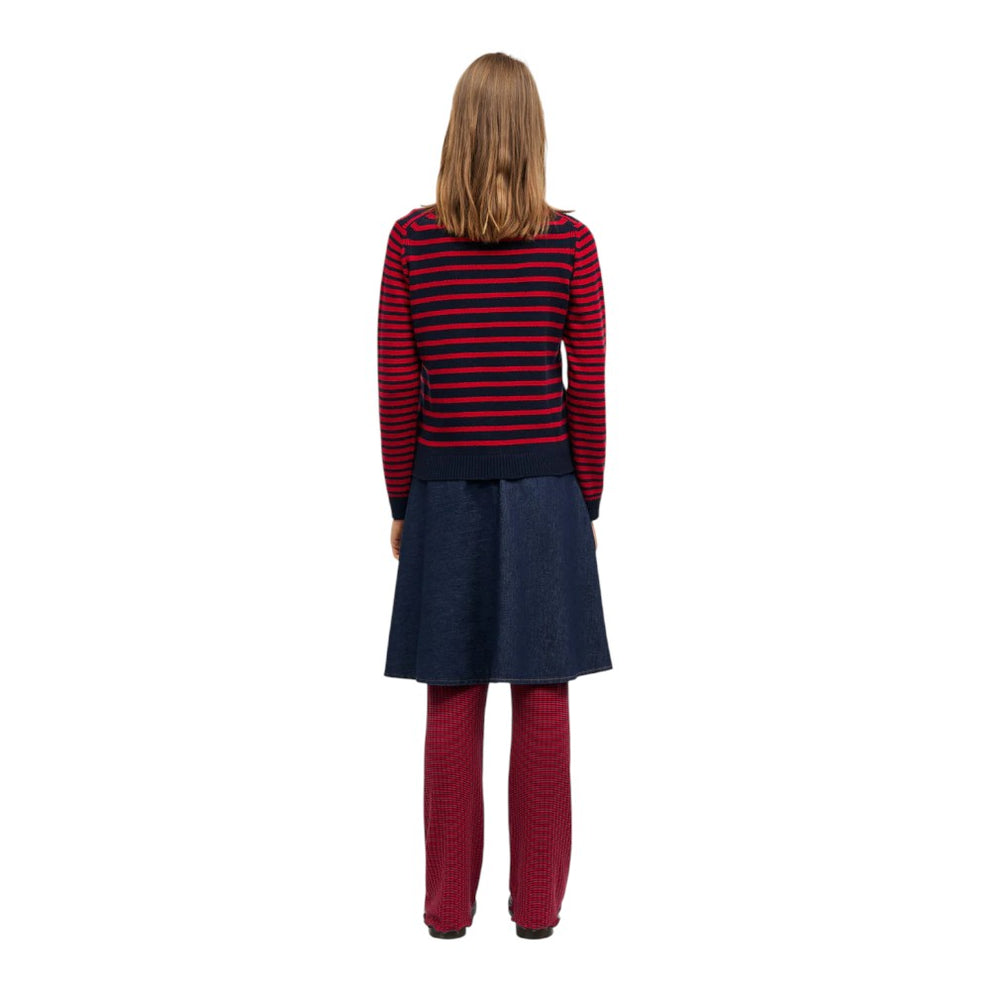 Mads Nørgaard W Cashmere Blend Ingrid Knit Deep Well Goji Berry