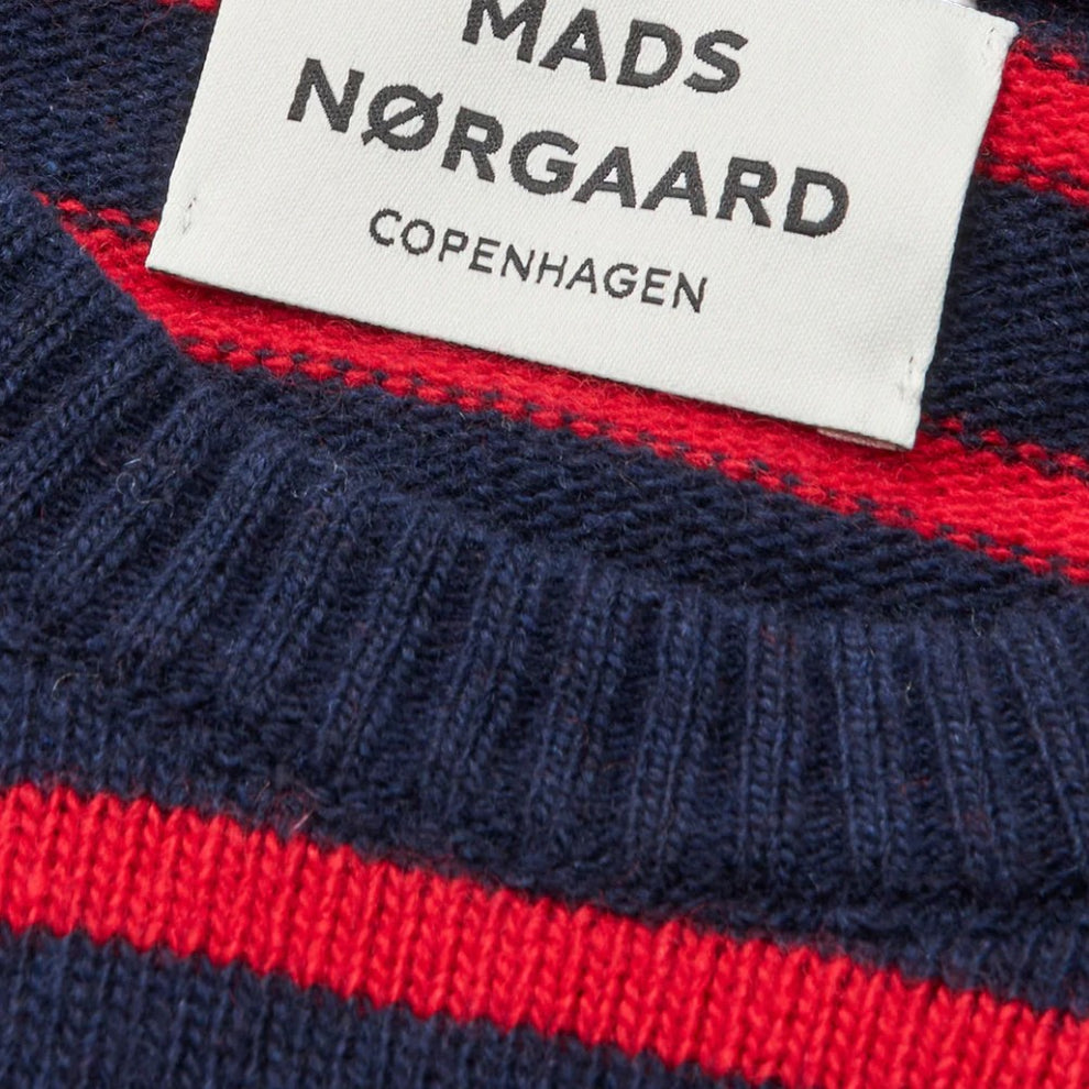 Mads Nørgaard W Cashmere Blend Ingrid Knit Deep Well Goji Berry