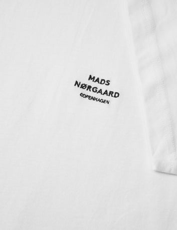 Mads Nørgaard M Cotton Jersey Frode Logo Tee White