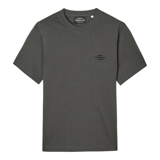 Mads Nørgaard M Cotton Jersey Frode Logo Tee Asphalt