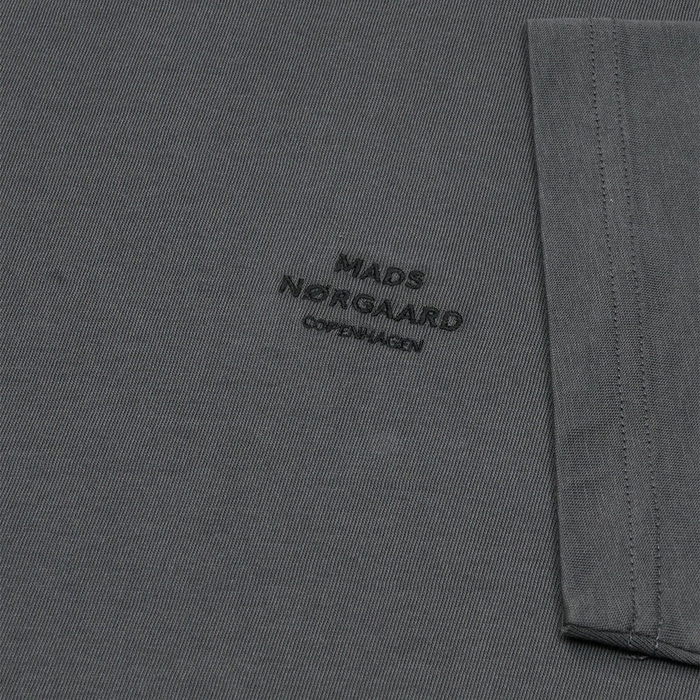 Mads Nørgaard M Cotton Jersey Frode Logo Tee Asphalt