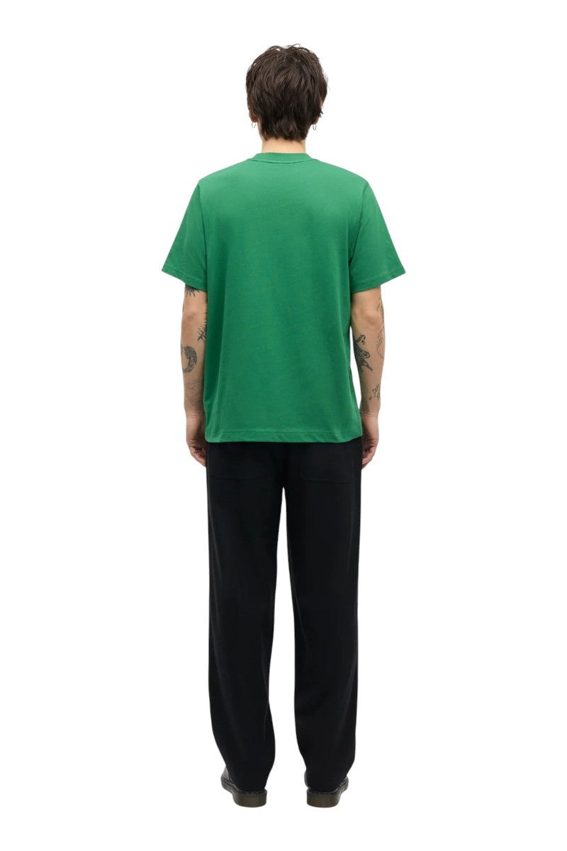Mads Nørgaard M Cotton Jersey Frode Logo Tee Verdant Green