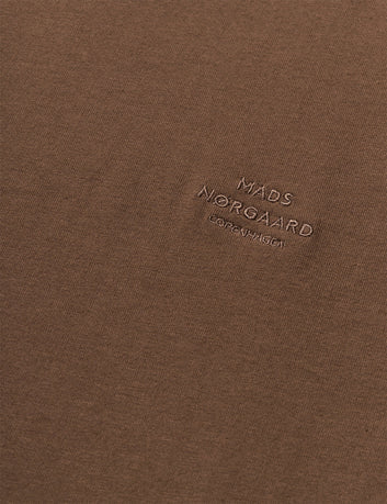 Mads Nørgaard M Cotton Jersey Frode Logo Tee Cocoa