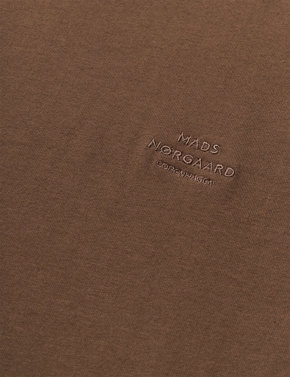 Mads Nørgaard M Cotton Jersey Frode Logo Tee Cocoa