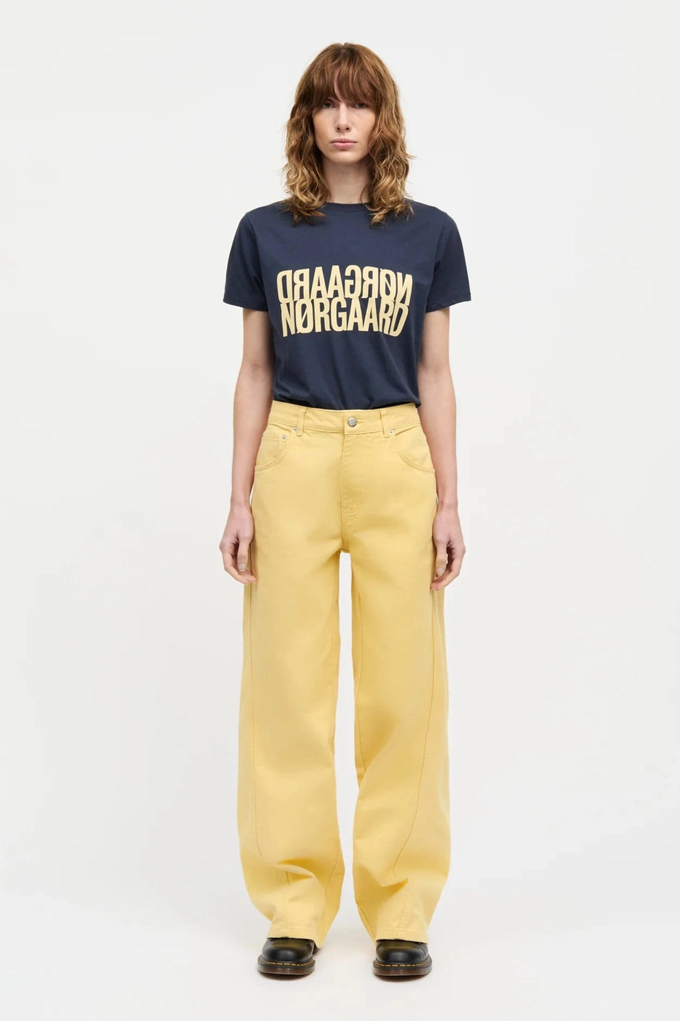 Mads Nørgaard W Single Cotton Trenda P Tee Parisian Night