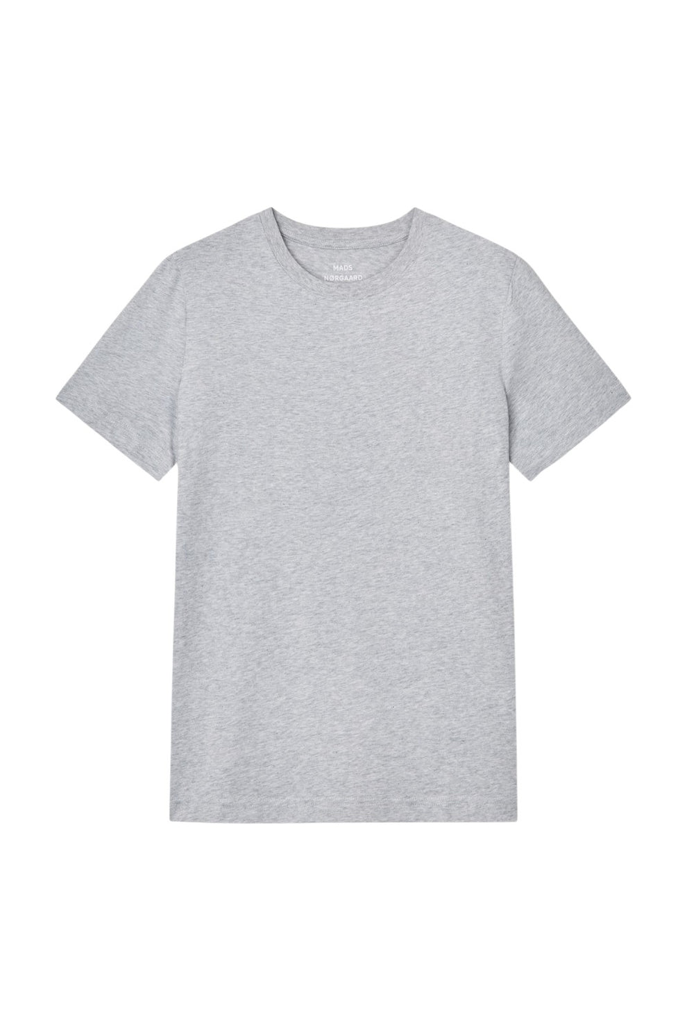 Mads Nørgaard W Cotton Jersey Jess Tee FAV Light Grey Melange