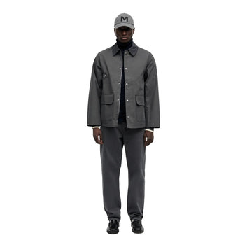 Mads Nørgaard M Repellent Weave Wilsin Zip Jacket Asphalt