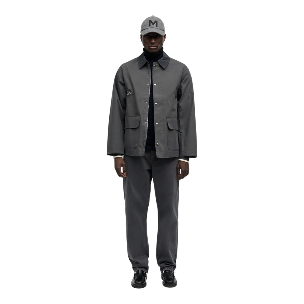 Mads Nørgaard M Repellent Weave Wilsin Zip Jacket Asphalt