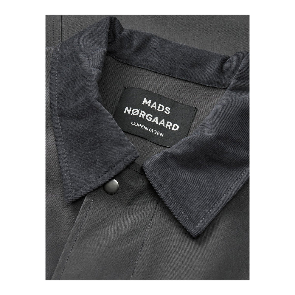 Mads Nørgaard M Repellent Weave Wilsin Zip Jacket Asphalt