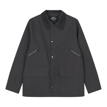 Mads Nørgaard M Repellent Weave Wilsin Zip Jacket Asphalt