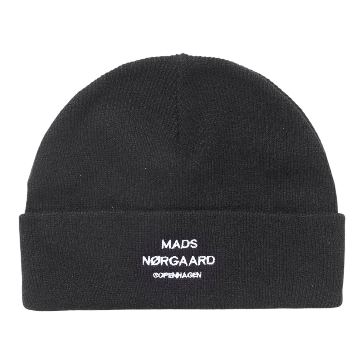 Mads Nørgaard M Isak Ambas Logo Beanie Black OS