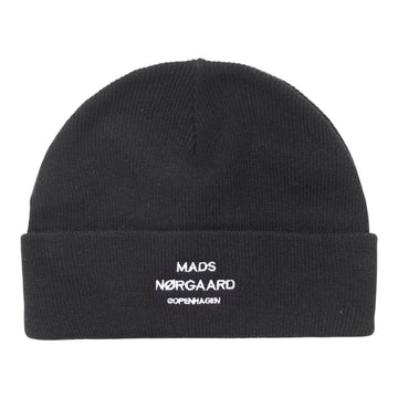 Mads Nørgaard M Isak Ambas Logo Beanie Black OS