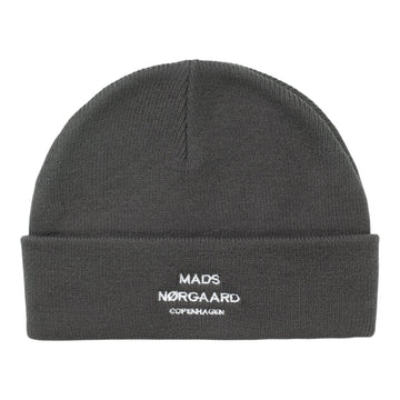 Mads Nørgaard M Isak Ambas Logo Beanie Asphalt OS