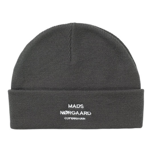 Mads Nørgaard M Isak Ambas Logo Beanie Asphalt OS