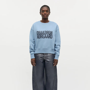 Mads Nørgaard W Original Sweet Tilvina Sweatshirt Faded Denim
