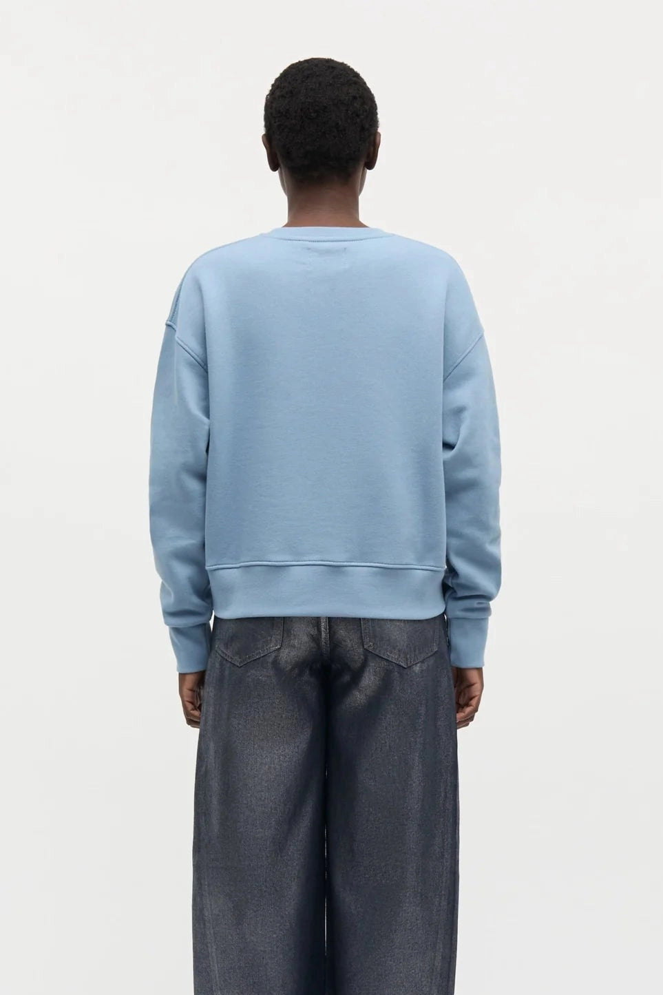 Mads Nørgaard W Original Sweet Tilvina Sweatshirt Faded Denim