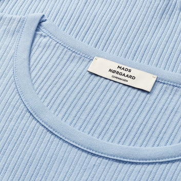 Mads Nørgaard W Pointella Troja Tee LS Cashmere Blue