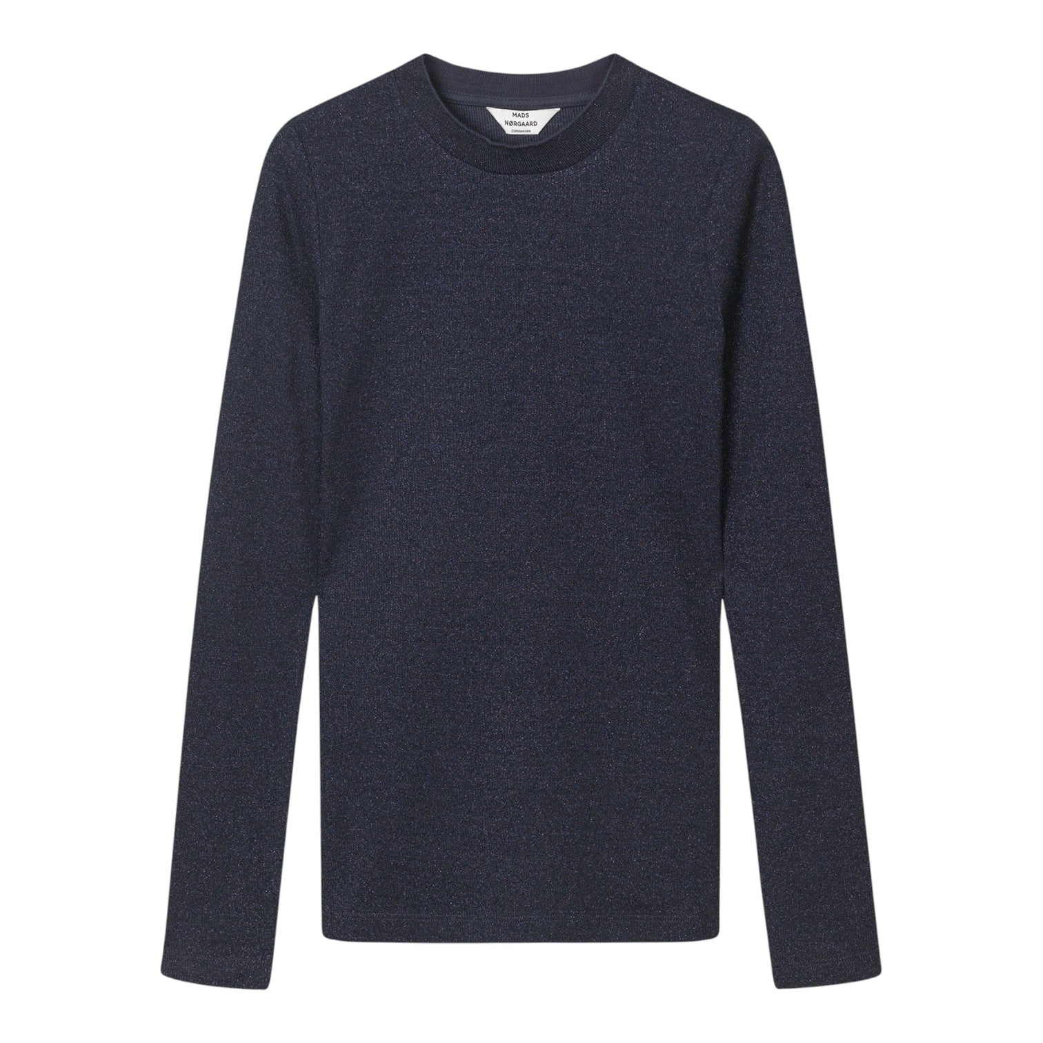 Mads Nørgaard W 2x2 Lurex Tuba Tee LS Parisian Night