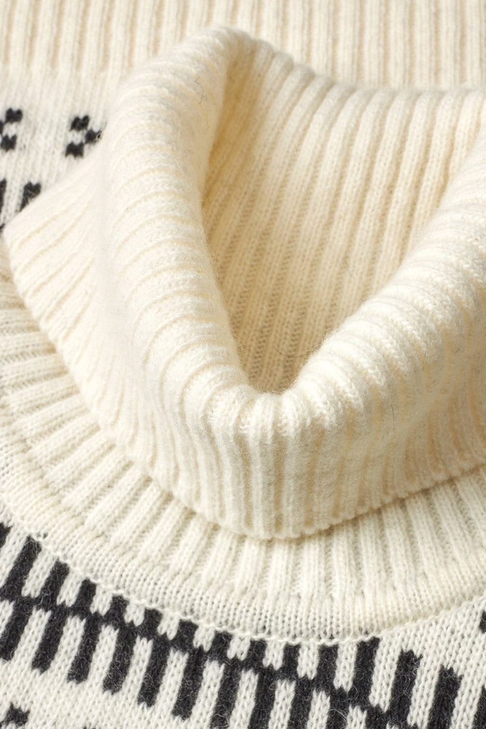 Mads Nørgaard M Lambswool Gustav Iceland Turtle Knit Seedpearl