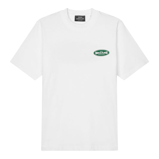 Mads Nørgaard M Cotton Jersey Frode Logo Tee White