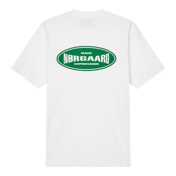 Mads Nørgaard M Cotton Jersey Frode Logo Tee White