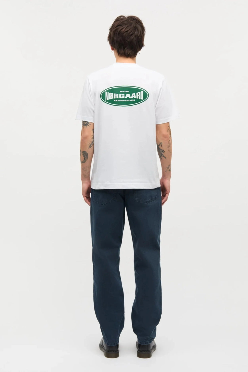 Mads Nørgaard M Cotton Jersey Frode Logo Tee White