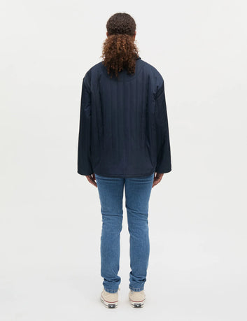 Mads Nørgaard Poly Twill Flora Jacket Sky Captain