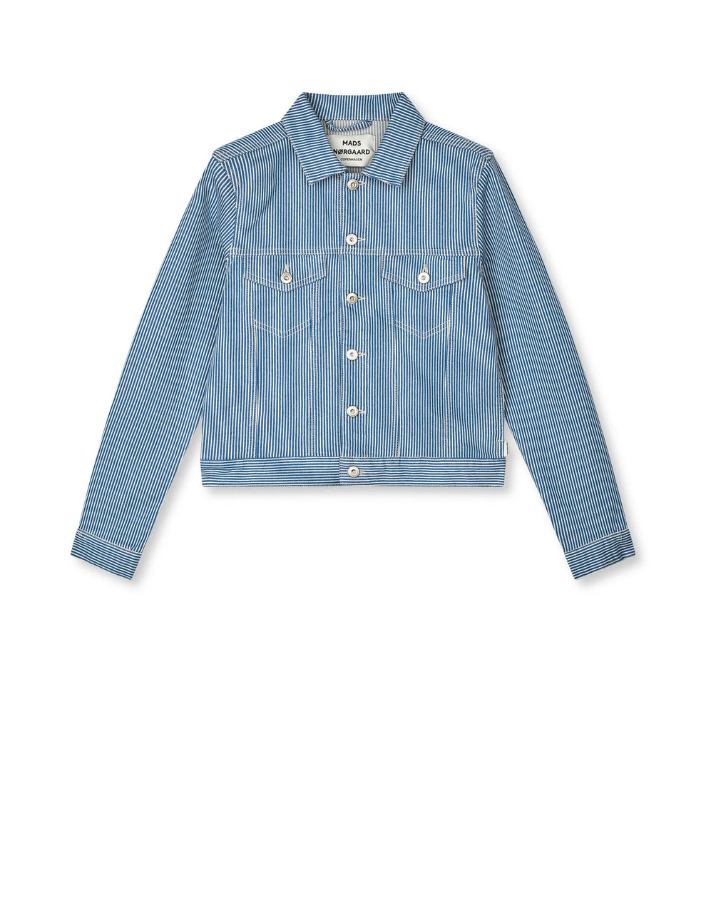 Mads Nørgaard W Hickory Punk Demi Jacket Bright Cobalt