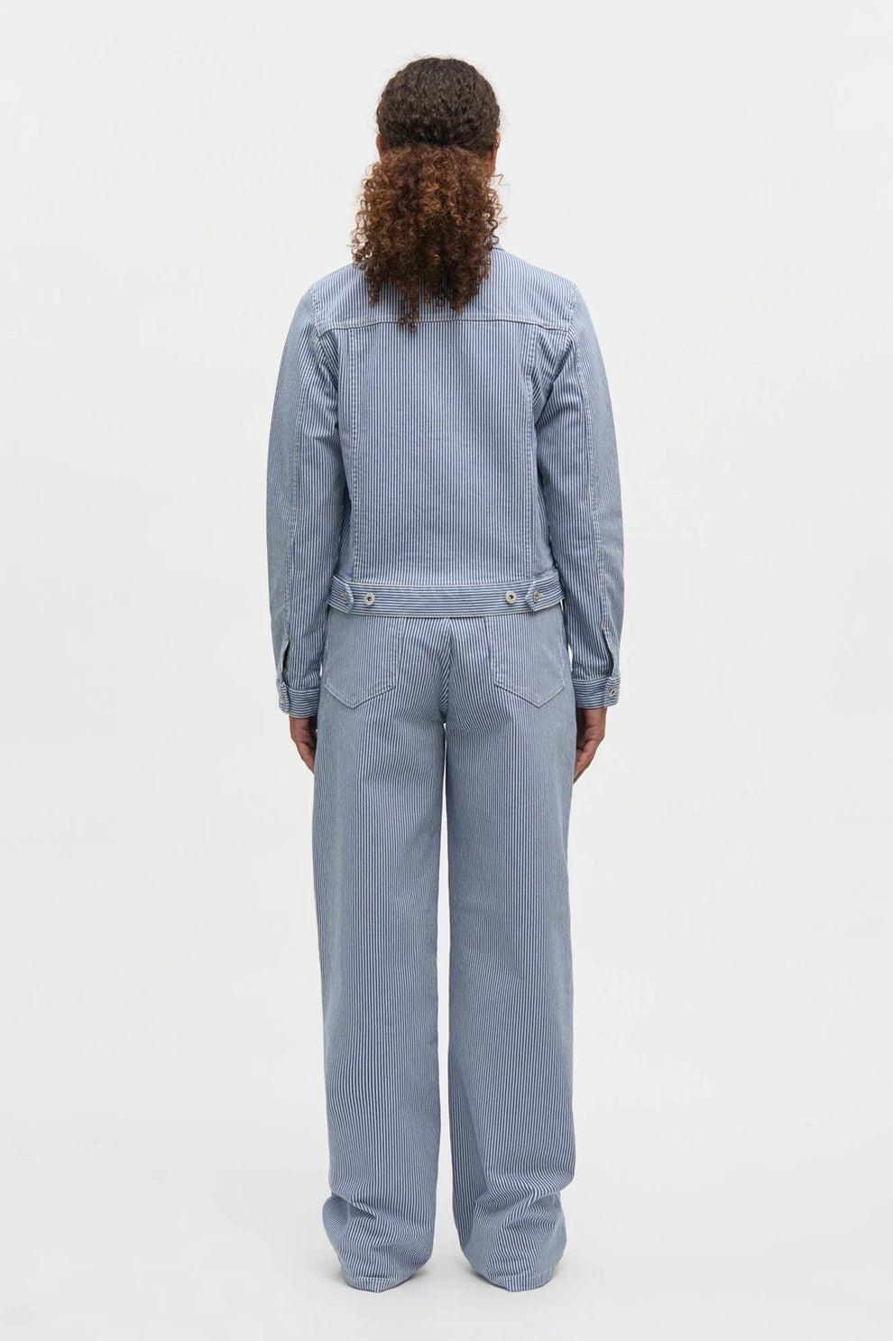 Mads Nørgaard W Hickory Punk Demi Jacket Bright Cobalt