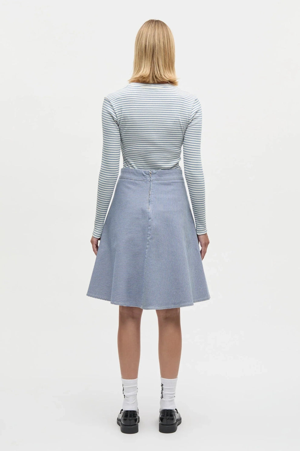 Mads Nørgaard W Hickory Punk Stelly SkirtBright Cobalt