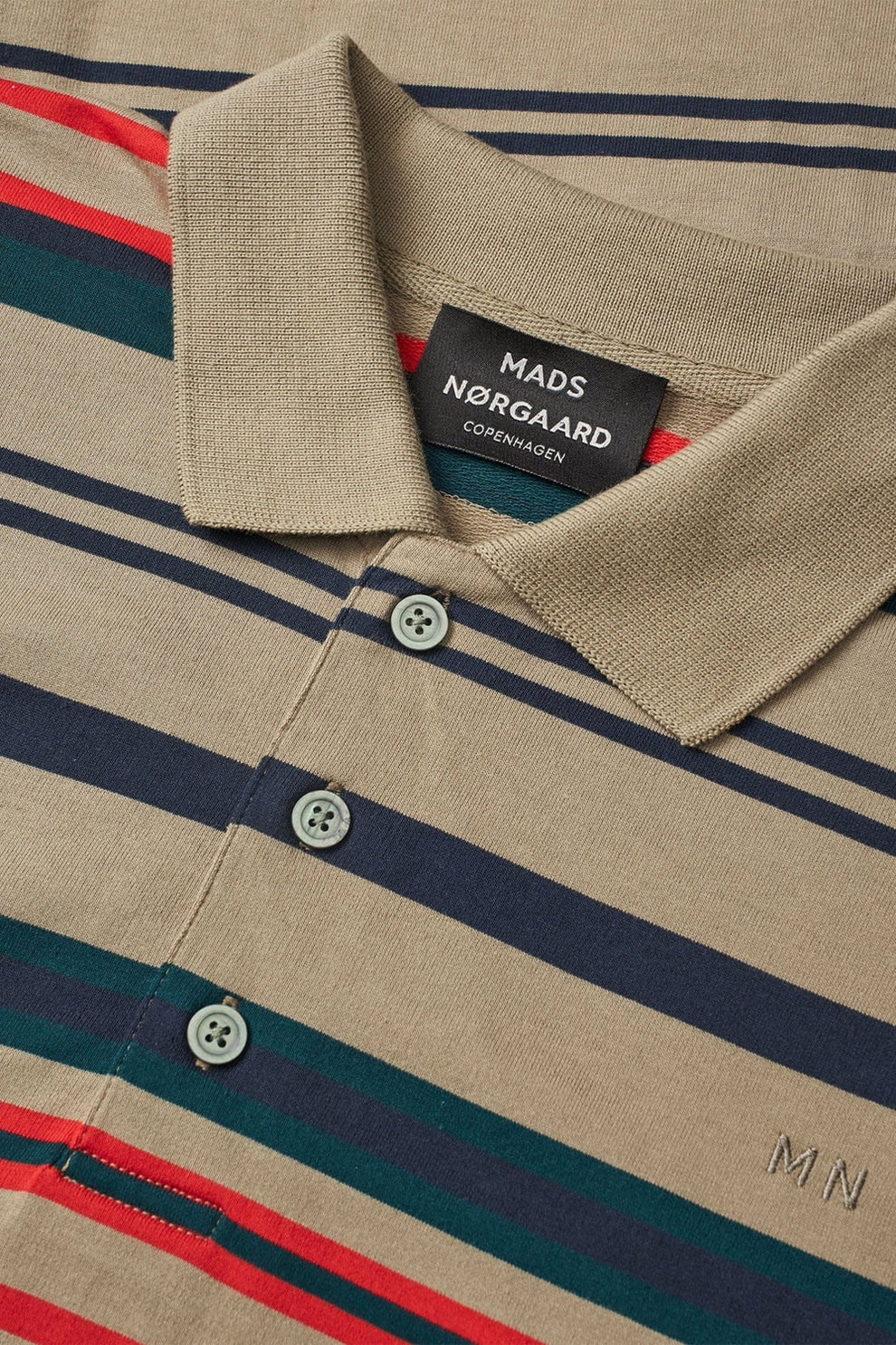 Mads Nørgaard M Polo Sweat Overland Trek Multi