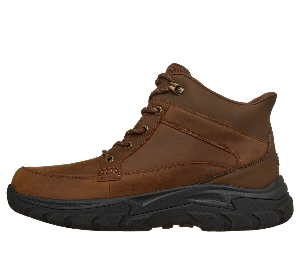 Skechers M Skechers Slip-Ins Waterproof Relaxed Fit: Respected 2.0 - Orson - Shoes Brown