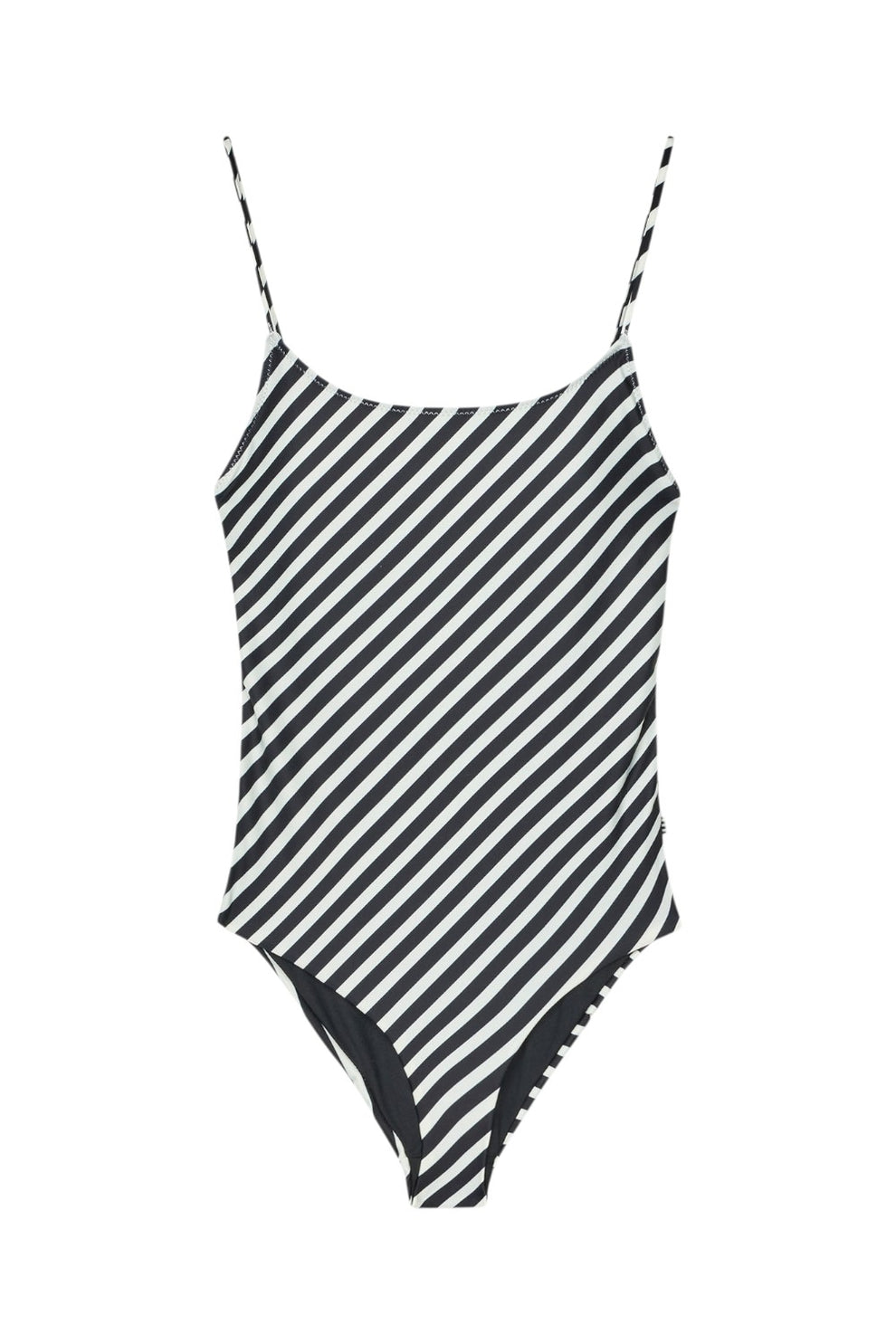 Mads Nørgaard W Splash Salena Swimsuit Black Stripe